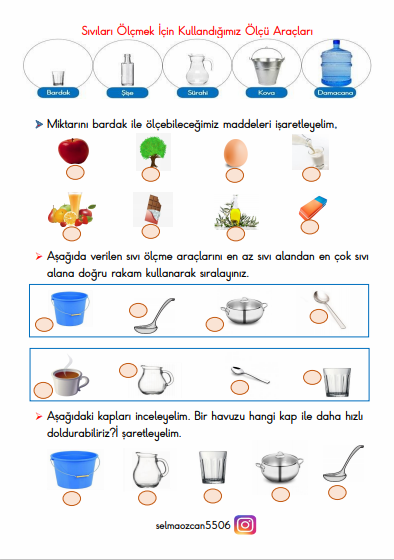 SIVI ÖLÇME VE ÇALIŞMA YAPRAKLARI ,PROBLEMLER 