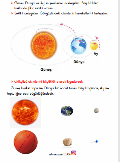 Gökcisimleri ve Değerlendirme Testleri