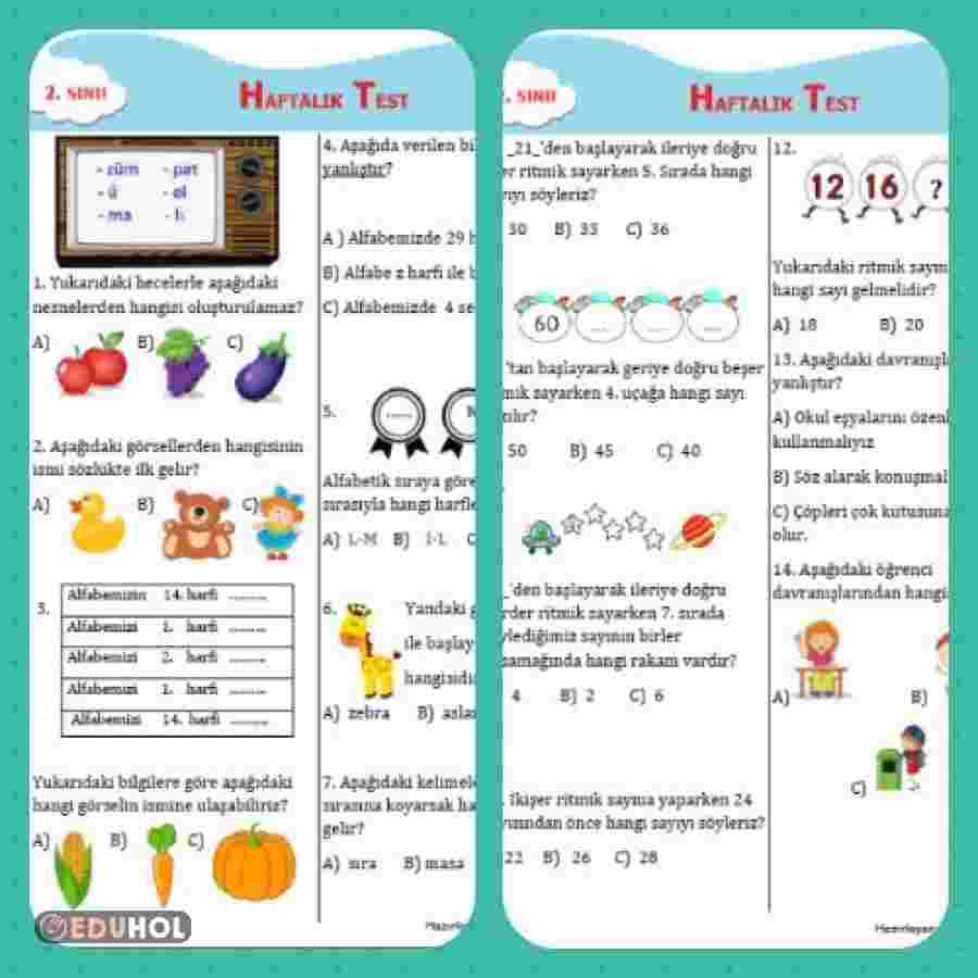 Haftalık Test 2