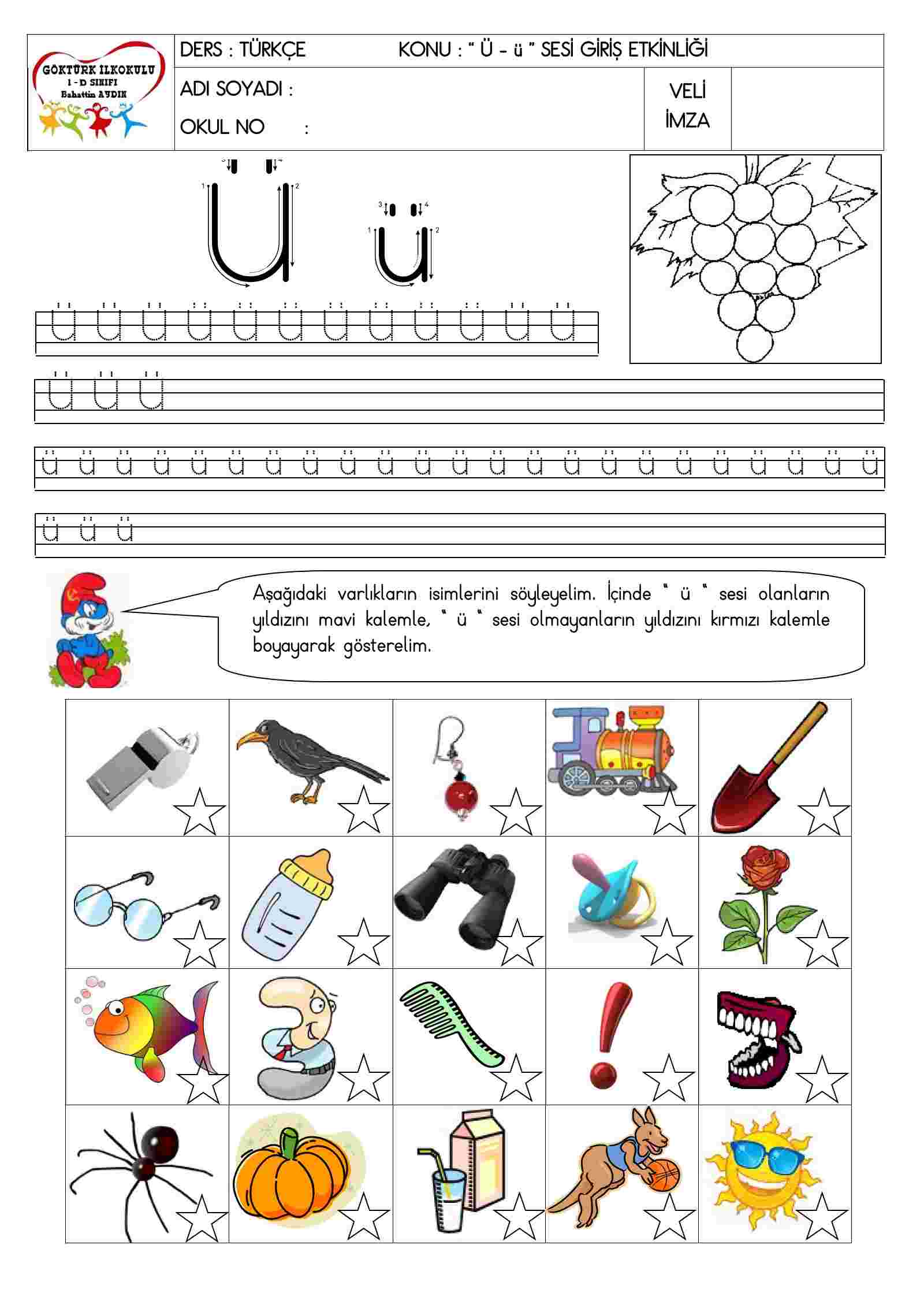 Ü SESİ VERİLİŞ ETKİNLİĞİ