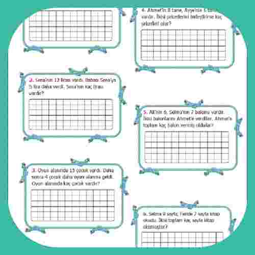 1.SINIF TOPLAMA PROBLEMLERİ - 1