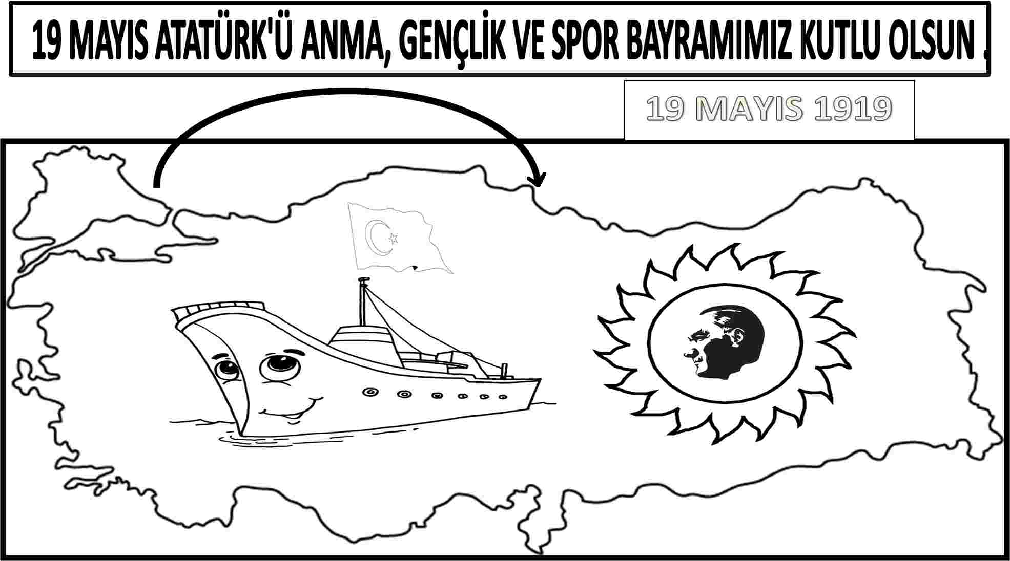 19 MAYIS BOYAMA ETKİNLİĞİ