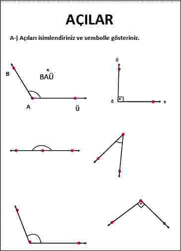 AÇILARI ADLANDIRIP SEMBOLLE GÖSTERME/AÇILAR-2