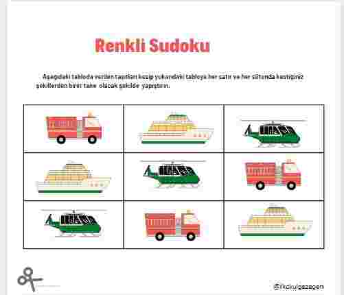 Renkli Sudoku Etkinliği