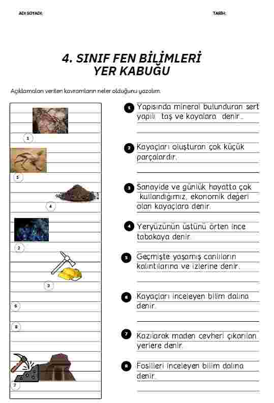 4.SINIF FEN BİLİMLERİ 1