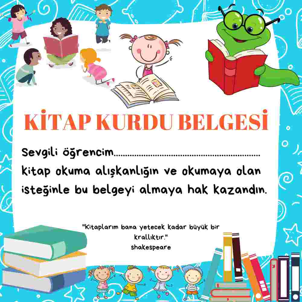 Kitap Kurdu Belgesi