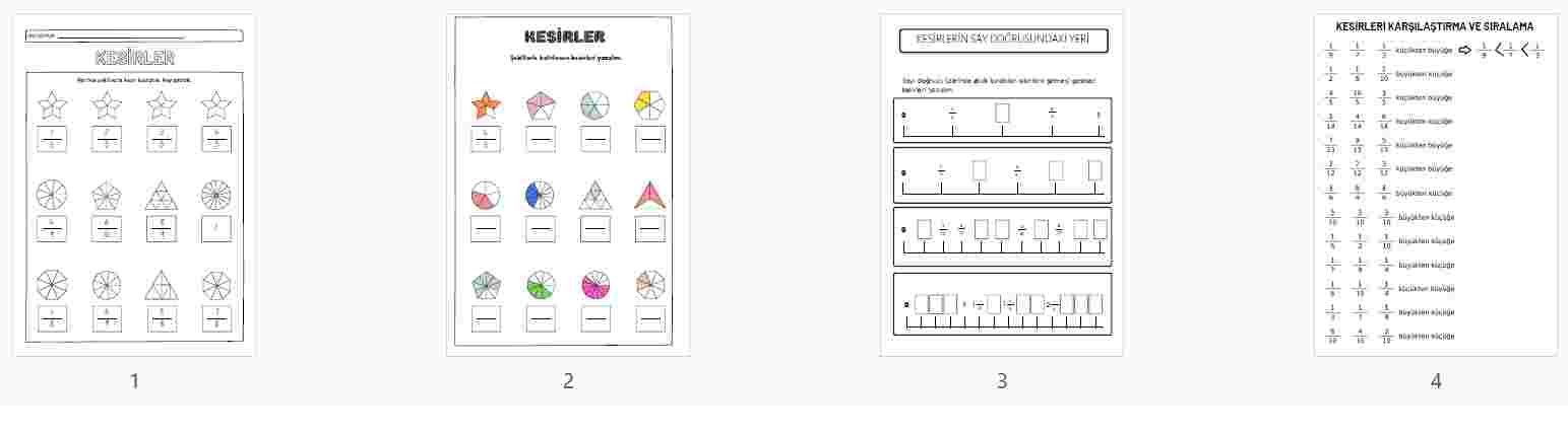 4.SINIF MATEMATİK 13 (KESİRLER)