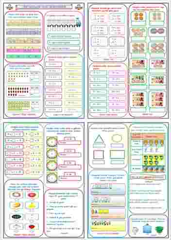 1.SINIF MATEMATİK GENEL DEĞERLENDİRME ÇALIŞMASI