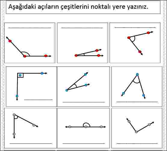 AÇI ÇEŞİTLERİ /AÇILAR-1 