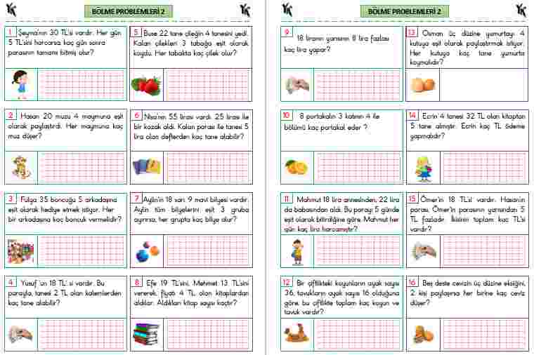 BÖLME PROBLEMLERİ 2