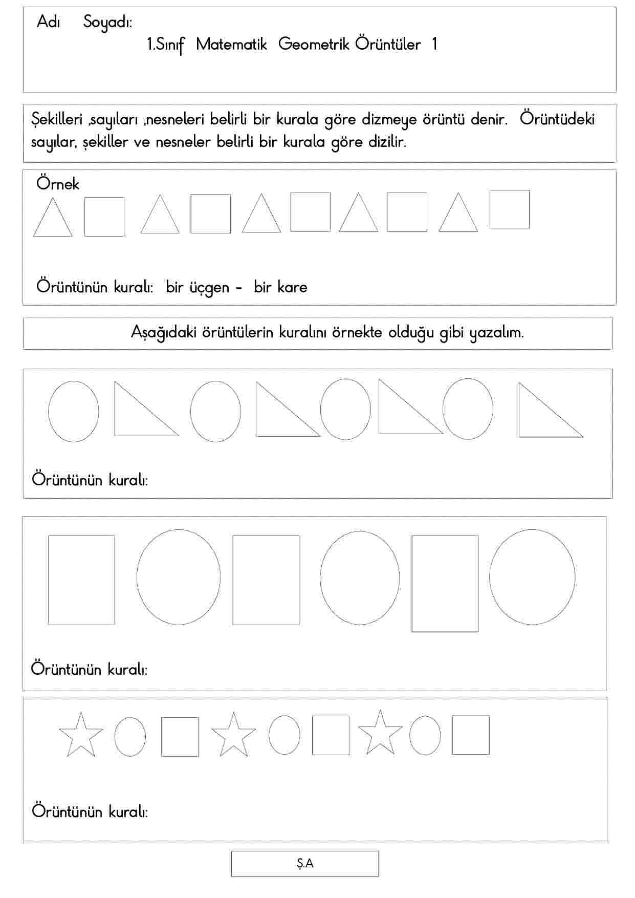 geometrik örüntü 1