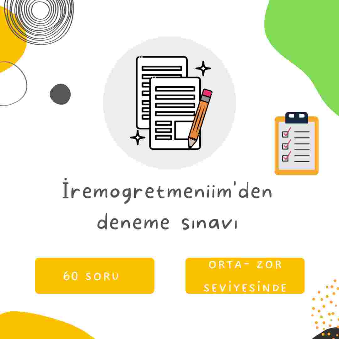 4. Sınıf Genel Deneme Sınavı